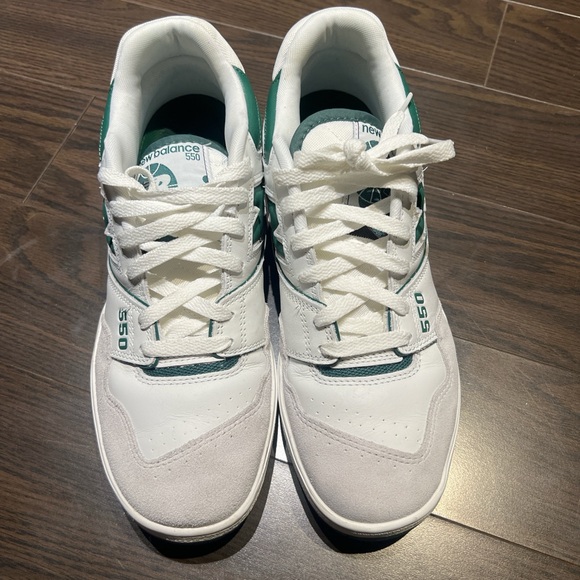 New Balance men’s 550 white green sneakers shoes (similar to Aime Leon Dore) 10 - Picture 4 of 7